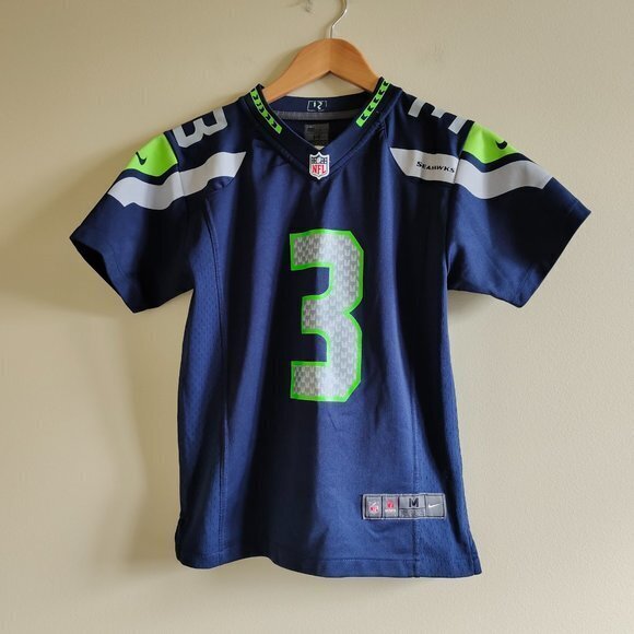 NFL Seattle Seahawks  NIKE On Field Player Shirt #3  Russell Wilson Womens Sz M - Picture 1 of 6